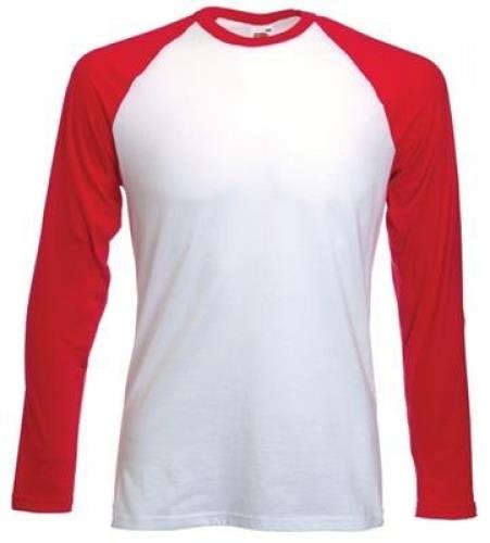 Longsleeve Baseball Tee Shirt | Rot
