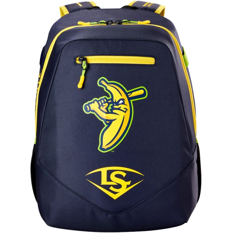Savannah Bananas Powerized Bat Pack Baseball Rucksack von Louisville Slugger – Der ideale Begleiter für junge Baseball-Fans