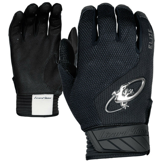 Lizard Skins YOUTH ELITE Komodo V2 Jugend Batting Gloves | Jet Black