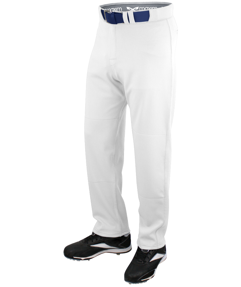 MAXIM BAGGY Jugend Baseballhose | Weiss