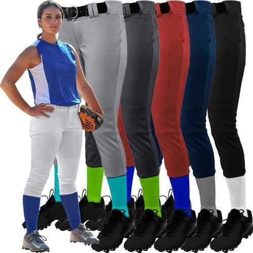 Champro LEGION Damen Performance Softball und Baseballhose | Weiss