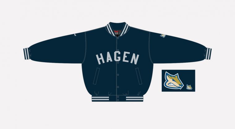 Hagen Chipmunks A301 Dugout Baseball Jacke