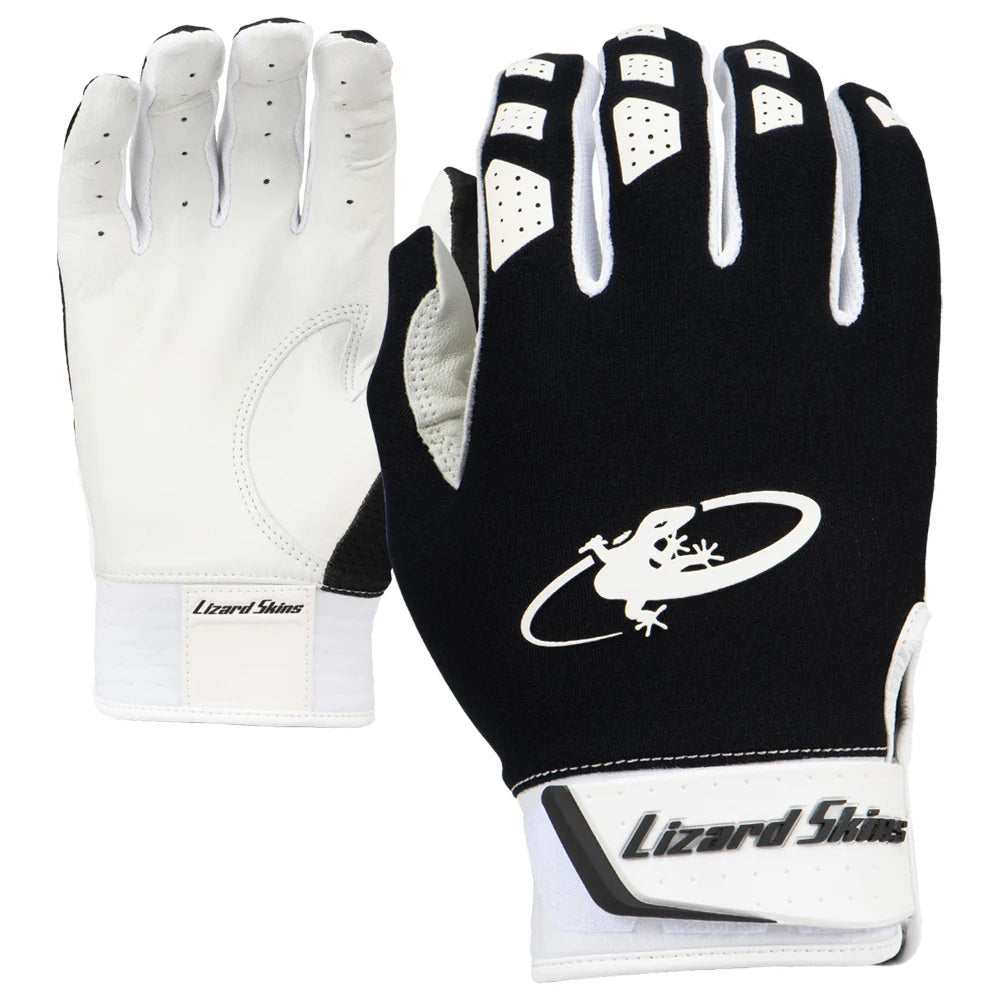 Lizard Skins Komodo V2 Batting Gloves | Jet-Black