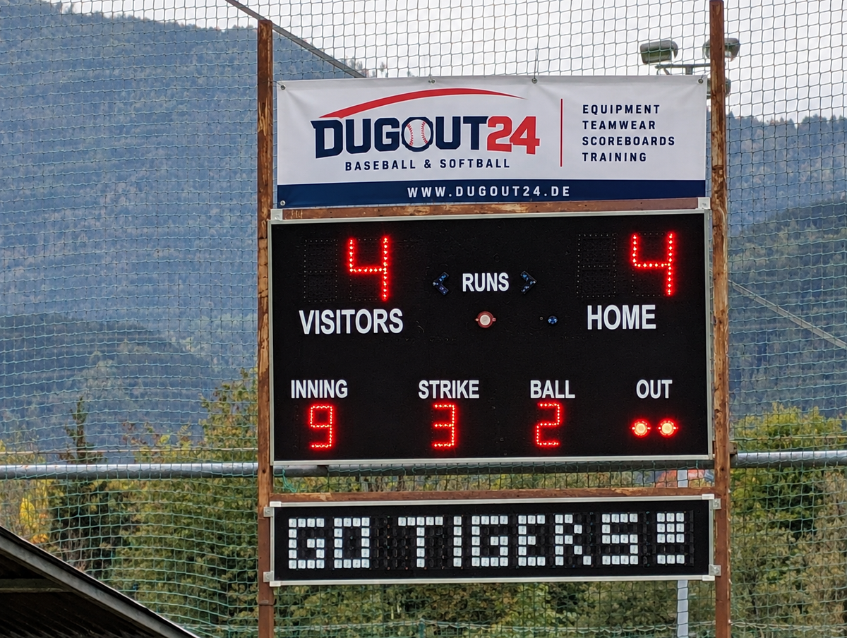 Elektronische Baseball & Softball  Anzeigetafel