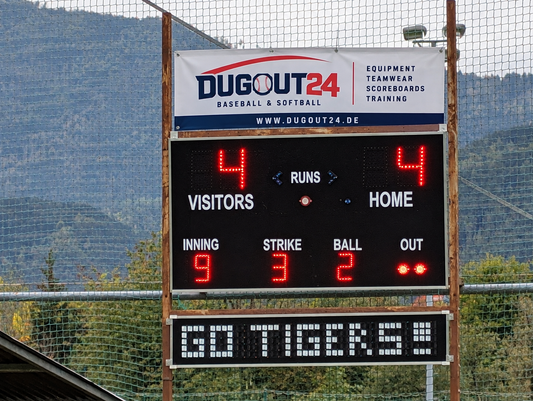 Elektronische Baseball & Softball  Anzeigetafel