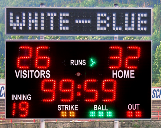 Elektronsiche Baseball Anzeigetafel
