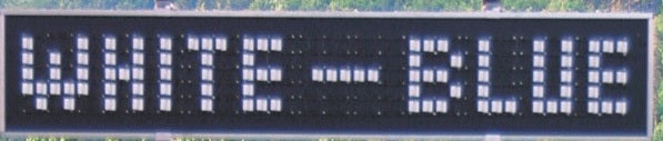 Texttafel Zusatztafel für Teamnamen 4 Buchstaben
