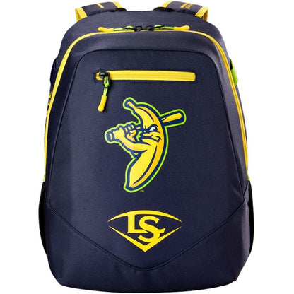 Savannah Bananas Powerized Bat Pack Baseball Rucksack von Louisville Slugger – Der ideale Begleiter für junge Baseball-Fans
